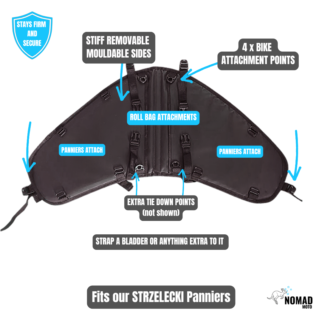 NOMAD MOTO Strzelecki Rackless Base System