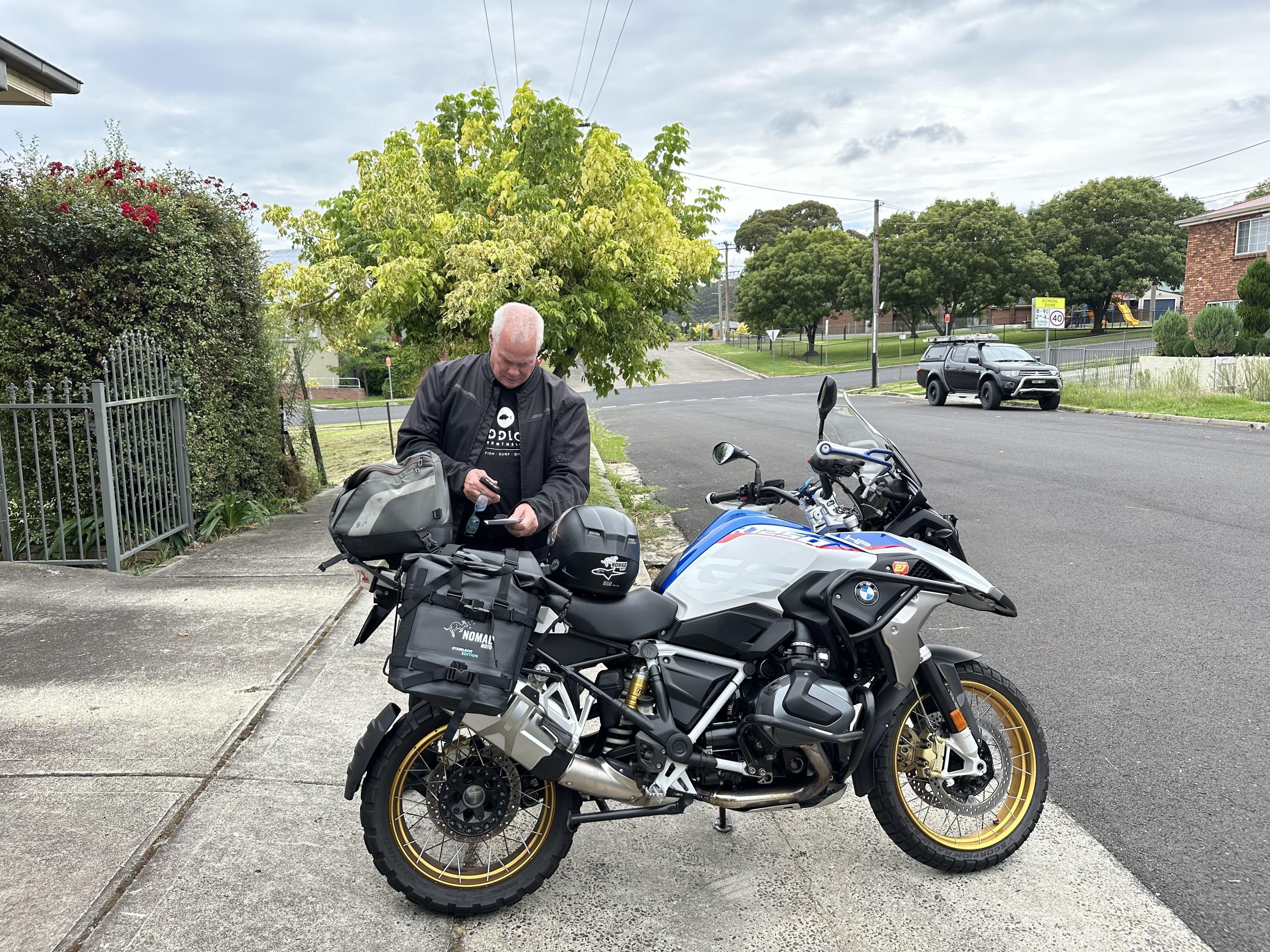 Ride strong with 40L waterproof motorcycle panniers